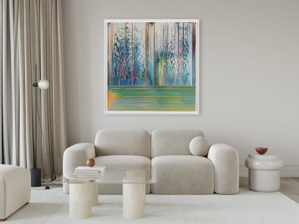 127 cm x 127 cm Itivdleq Framed white available mockup v02